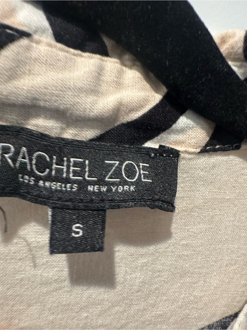 New Rachel Zoe black and cream floral linen 2 piece set - Picture 3 of 3